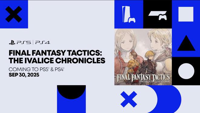 28年历史经典游戏《最终幻想战略版》将重制定档9月30日发售九游娱乐(图1)