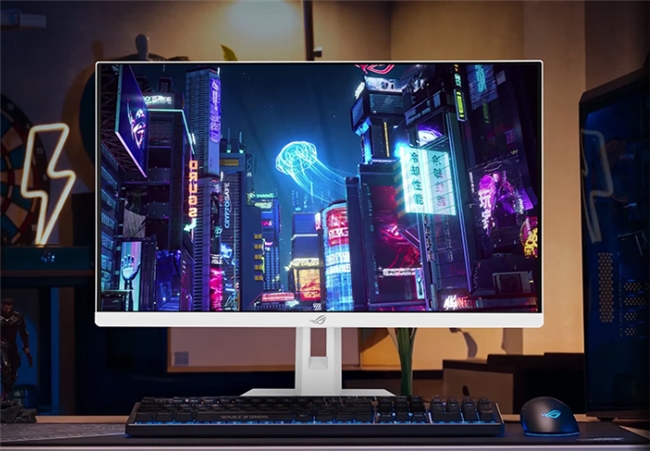 九游娱乐超能疾速神颜吹雪！新品ROG XG27ACMEG-W电竞显示器正式发售！(图4)