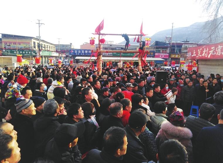 九游娱乐非遗太原88 民间体育竞技拔花花：古架竞攀显豪情(图1)