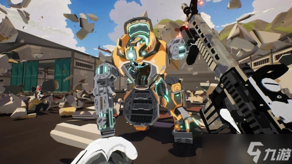 九游娱乐“泰坦陨落”平替《ShatterRush》结合跑酷与机甲空降(图1)