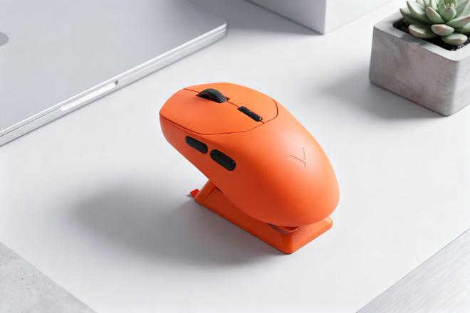 中小手万金油！一套精致桌面新生态：雷柏VT1二代焰影橙九游娱乐鼠标体验(图8)